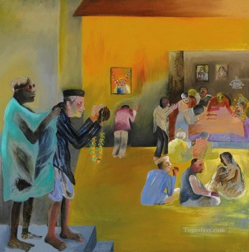 BK Living Room Indian Oil Paintings